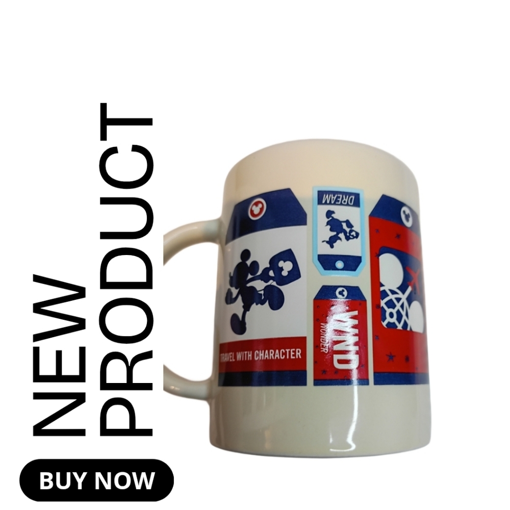 Disney Have a Magical Day Cream and Blue Mug